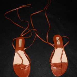 MICHAEL KORS KNEE HIGH STRAPPY SANDALS  size 8.5